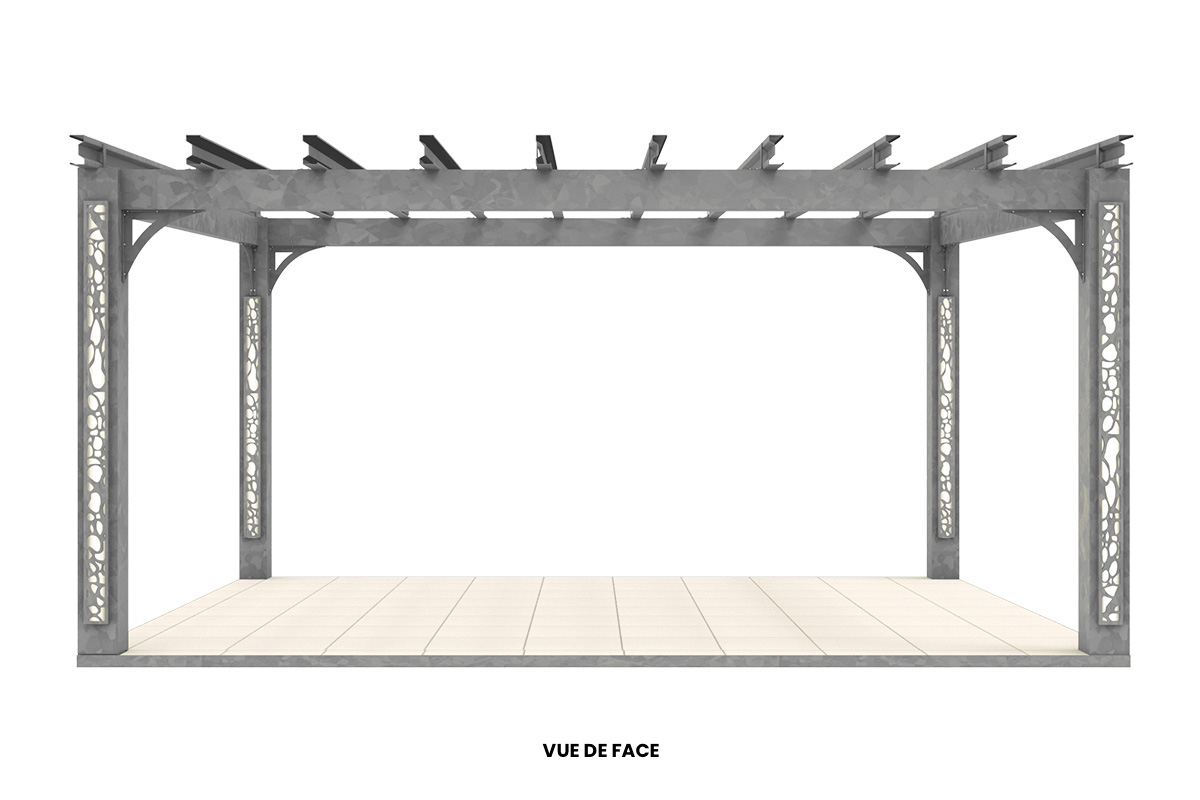 pergola innovante panneaux solaires